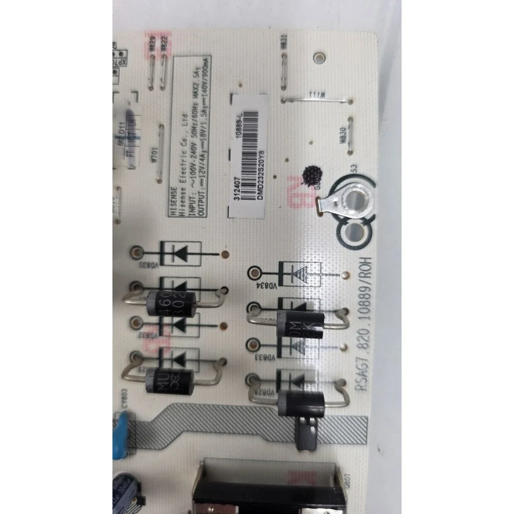 Hisense 58A7GQ Power Supply Board - RSAG7.820.10889/ROH